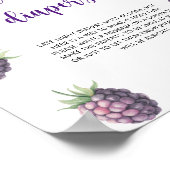 ブラックベリー – 深夜おむつゲーム ポスター (角)