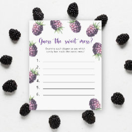 ブラックベリー – 甘い混乱ゲームを推測