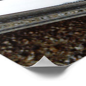 ブラックベルエアクラシックヴィンテージカーフェンダー ポスター (角)