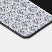 ブラックベルトとライトグレーダイヤモンドパターン デスクマット (コーナー)