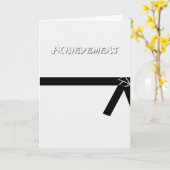 ブラックベルトカード カード (黄色い花)