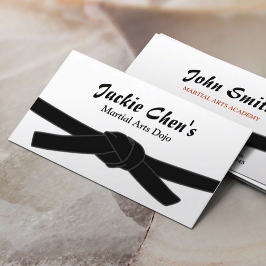 ブラックベルトマスター武術アーツ道場プロフェッショナル 名刺