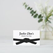 ブラックベルトマスター武術アーツ道場プロフェッショナル 名刺 (スタンド正面)