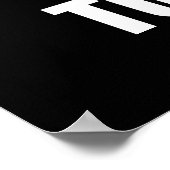 ブラックベルト拒否 ポスター (角)