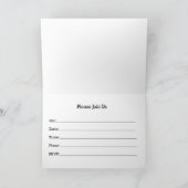 ブラックベルト招待状招待状武術アーツイベント 招待状 (内部)