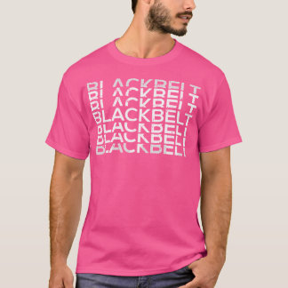 ブラックベルト武術アーツアーツ空手テコンドテックジウJ Tシャツ