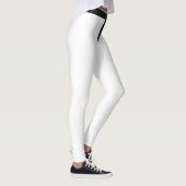 ブラックベルト空手マーシャルアーツホワイト レギンス (右)