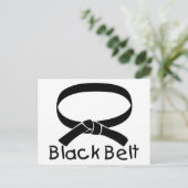 ブラックベルト ポストカード (スタンド正面)