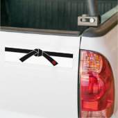 ブラックベルト、武術アーツ黒帯、武道 バンパーステッカー (トラック上)