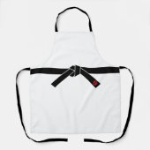 ブラックベルト、武術アーツ エプロン (正面)