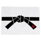 ブラックベルト、武術アーツ ラージペーパーバッグ (裏面)