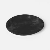 ブラックベルベエレガントットヴィンテージグラムグラマーパーティー ペーパープレート (アングル)