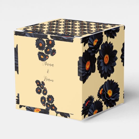 ブラックベルベットの花 フェイバーボックス (正面サイド)