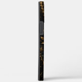 ブラックベルベットノワール蝶の花開くiPhoneケース Case-Mate iPhoneケース (裏面 / 右)