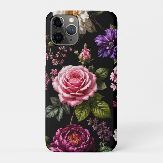 ブラックベルベットローズ Case-Mate iPhoneケース (裏)