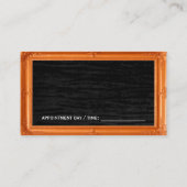 ブラックベルベット | アンティーク枠 名刺 (裏面)