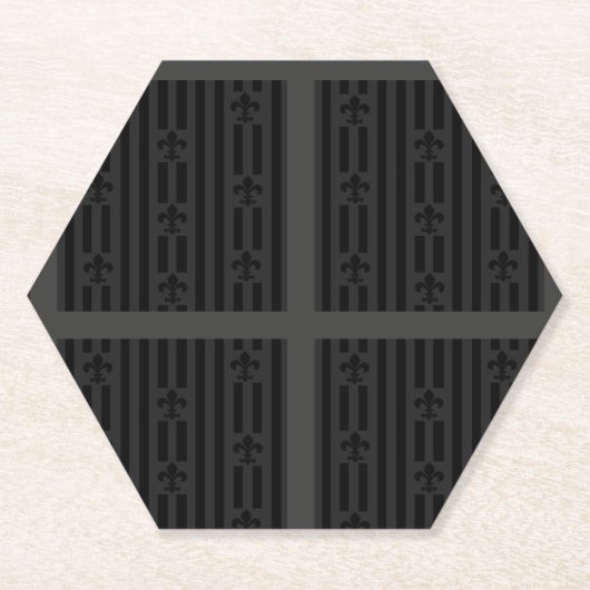 ブラックベルベット ペーパーコースター (正面)