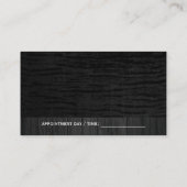 ブラックベルベット | 木製トリム 名刺 (裏面)