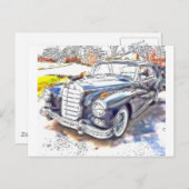 ブラックベンツ ポストカード (正面/裏面)