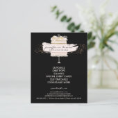 ブラックベーカリーパティシエ飾りケーキ (スタンド正面)