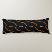 ブラックベースボールスポーツボーイ抱き枕 ボディピロー (裏面)