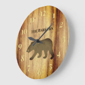 ブラックベ素朴アーロッジ2ラージクロック ラージ壁時計 (傾斜)