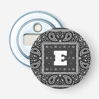 ブラックペイズリーバンダナ誕生日ヒップホップラップのスカーフ 栓抜き