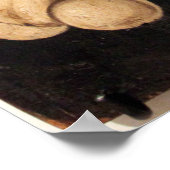 ブラックペストアート – スカルとクロスボーン ポスター (角)