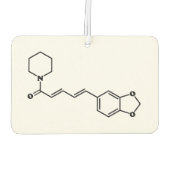 ブラックペッパー・ピペリン分子化学式 カーエアーフレッシュナー (裏面)