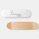 ブラックペッパー・ピペリン分子化学式 スケートボード (横)
