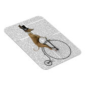 ブラックペニーファーシングバイクのグレイハウンド マグネット (右側)