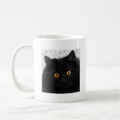 ブラックペルシア顔 コーヒーマグカップ (左)