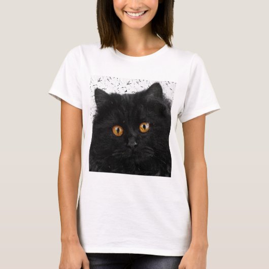 ブラックペルシャの顔 Tシャツ (正面)