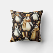 ブラックペンギン クッション (裏面)