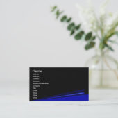 ブラックページカールプロファイルカード 名刺 (スタンド正面)