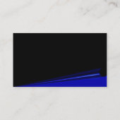 ブラックページカールプロファイルカード 名刺 (裏面)