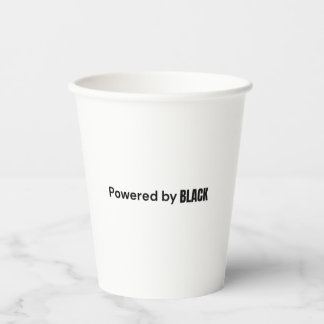 ブラックペーパカップがあなたを応援 紙コップ