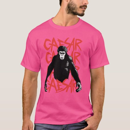 ブラックホイーにおける類人猿の惑星の上昇 Tシャツ (正面)