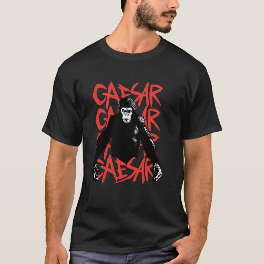 ブラックホイーにおける類人猿の惑星の上昇 Tシャツ (正面)