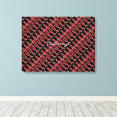 ブラックホエールサンダー_コーブ キャンバスプリント (インサイチュ (ウッドフロア))