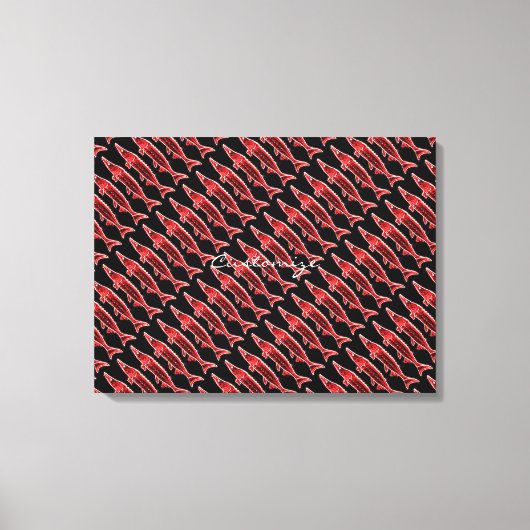 ブラックホエールサンダー_コーブ キャンバスプリント (正面)