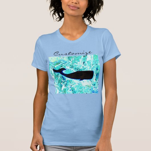 ブラックホエールサンダー_コーブ Tシャツ (正面)