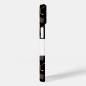 ブラックホッケーパーソナライズされたパターン名 Case-Mate iPhoneケース (裏面 / 右)