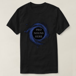 ブラックホパーソナライズされたールGendervoid代名詞 Tシャツ
