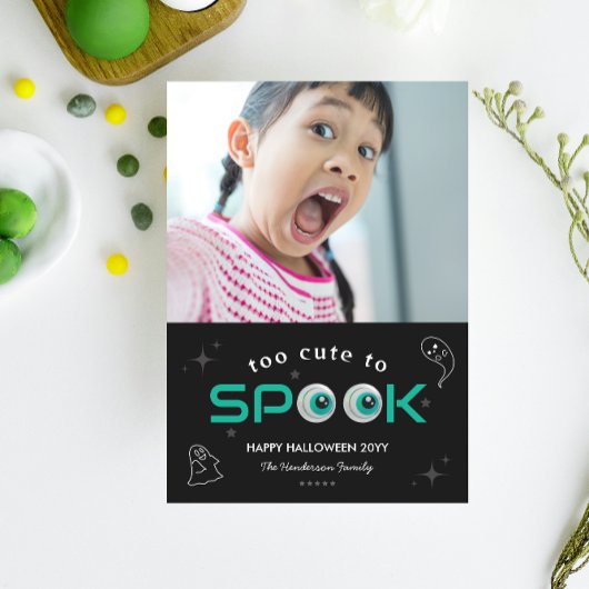 ブラックホラーアイ とにかくかわいいハロウィン写真 カード