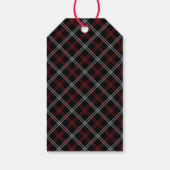 ブラックホリディプレイドフォトクリスマス ギフトタグ (裏面)