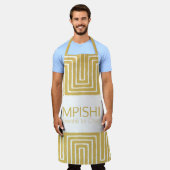 ブラックホリデージュネクククワンザ エプロン (着用した状態)