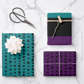 ブラックホリデー ラッピングペーパーシート