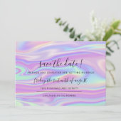 ブラックホログラフの日付を保存 セーブザデート (スタンド正面)