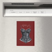 ブラックホワイトコルセット マグネット (インサイチュ (食洗機))